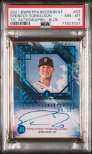 Used, 2021 Bowman Transcendent Spencer Torkelson Auto Blue /10 RC Rookie BTA-ST PSA 8 for sale  Shipping to South Africa