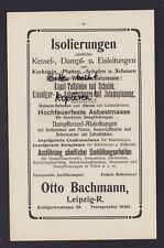 Leipzig werbung 1908 gebraucht kaufen  Leipzig