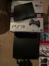 Sony Playstation 3 PS3 Slim 320 GB CECH-3001B with box., used for sale  Shipping to South Africa