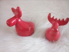Moose ornaments red for sale  GRAVESEND