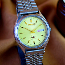 Usado, Vintage RELÓGIO DE PULSO CIDADÃO Automático 21 Joias Mostrador Amarelo Japão Relógio ORIGINAL comprar usado  Enviando para Brazil