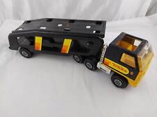 Vintage Tonka Car Transporter Black and Yellow pressed steel toy for sale  PLYMOUTH
