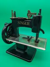 Antique Vintage Singer Mini Sewing Machine Salesman Sample Childs Toy Hand Crank for sale  Shipping to South Africa