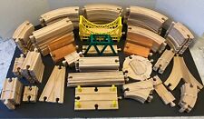 Lote de 100 peças Wooden Railway Thomas Brio Imaginarium compatível curva reta., usado comprar usado  Enviando para Brazil