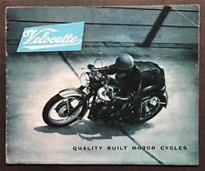 Velocette motorcycles sales for sale  LEICESTER