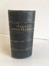 The Codes French By Louis Tripier in-16 33e Éd. Cotillion 1883 segunda mano  Embacar hacia Argentina