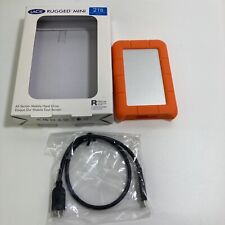 Usado, Disco rígido externo LaCie Rugged Mini 2TB USB 3.0 laranja/prata LAC9000298 comprar usado  Enviando para Brazil