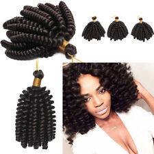 Extensões de cabelo trança de crochê sintético varinha saltitante cabelo encaracolado salto jamaicano EUA comprar usado  Enviando para Brazil