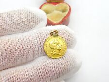 Król Jerzy I 22-karatowe złoto Trzecia Gwinea Moneta Charm 1718 Bardzo delikatny antyk na sprzedaż  Wysyłka do Poland