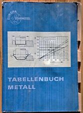 Tabellenbuch metall auflage gebraucht kaufen  Eschweiler