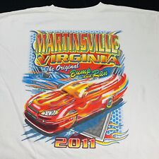 Camiseta Blanca Martinsville VA Logano's Original Bump & Run NASCAR Talla XL segunda mano  Embacar hacia Argentina
