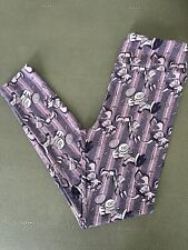 Usado, Leggings Lularoe Nightmare Before Christmas Lock, Shock & Barrel Os PÚRPURA segunda mano  Embacar hacia Argentina