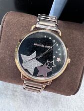 Relógio feminino Michael Kors MK-3795 bronze e preto strass e estrelas comprar usado  Enviando para Brazil