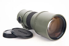 Olympus OM Mount Sigma 400mm f/5.6 MF Telephoto Lens w Caps Green/Grey V22, used for sale  Shipping to South Africa