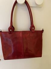 Sac cuir rouge d'occasion  Crolles
