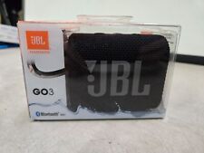 SELLADO GENUINO JBL GO 3 Altavoz Inalámbrico Bluetooth Portátil Impermeable Negro segunda mano  Embacar hacia Argentina