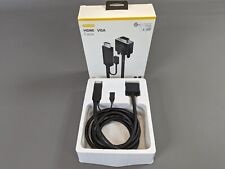 Alogic HDMI to VGA Cable with USB Power Support 5V 2A 1080p 2M Plug In Adapter for sale  Shipping to South Africa