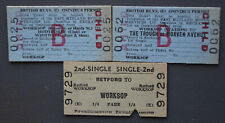 Railway tickets worksop for sale  CHESTERFIELD