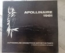 Apollinaire 1981 autoanalisi usato  Camogli