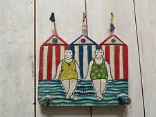 beach hut wall art for sale  LARNE