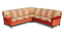 GEORGE SMITH SIGNATURE LARGE 7 SEATER CORNER SOFA WITH VELOUR FLORAL UPHOLSTERY for sale  Shipping to South Africa