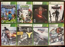 8 Game Xbox 360 Lot: Minecraft, Need For Speed, Ninja Gaiden II, Diablo *Read*, used for sale  Shipping to South Africa