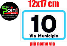 Numeri civici numero usato  Roma