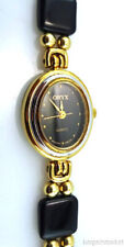 Vintage Feminino Pulseira de Ônix Preto Relógio de Quartzo Novo comprar usado  Enviando para Brazil