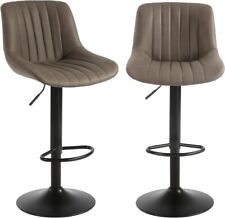 Bar stools-Set of 2 swivel counter Height Adjustable   PU Leather Barstools . for sale  Shipping to South Africa