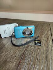 Câmera Digital Canon PowerShot ELPH SD1200 IS 10MP Azul Brilhante 8gb Cartão Bom! comprar usado  Enviando para Brazil