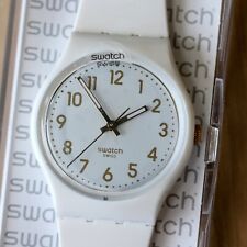 Reloj SWATCH BLANCO BISHOP Hecho en Suiza Ref. GW174 - ¡TODOS originales, caja y papeles! segunda mano  Embacar hacia Argentina