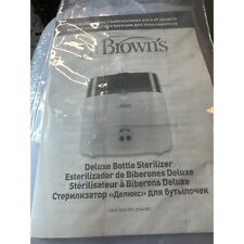Dr Brown's Deluxe Electric Bottle Sterilizer with Cycle Indicator Sku BabyBottle for sale  Shipping to South Africa