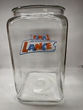 Used, Vintage Lance Glass Display Counter Cookie Cracker Jar  - No Lid 13" - READ for sale  Marietta