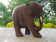 Indischer elefant holzelefant gebraucht kaufen  Bünde