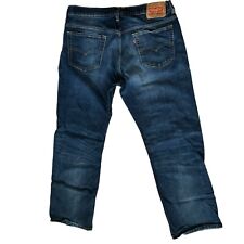 Calça jeans Levi’s azul escuro lavagem cintura masculina 36 36x32 569 algodão comprar usado  Enviando para Brazil