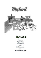 Myford lathe instruction for sale  FALKIRK