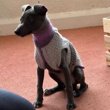 Handmade knitted whippet for sale  LIVERPOOL