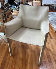chair ivory leather for sale  Aquebogue