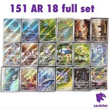 AR 18 cartas conjunto completo 166-183/165 Pokemon 151 SV2a cartão japonês comprar usado  Enviando para Brazil