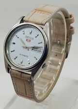 Reloj de pulsera vintage Seiko 5 automático día-fecha para hombre  segunda mano  Embacar hacia Argentina