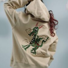Used, VEE FRIENDS X KIM SHUI Driven Dragon Hoodie Sweatshirt Embroidered Dragon Size M for sale  Shipping to South Africa