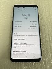 Samsung Galaxy S9 SM-G960U 64 GB Android Black ATT FOR PARTS ONLY READ for sale  Shipping to South Africa