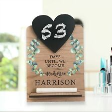 Personalised wedding countdown for sale  Shipping to Ireland