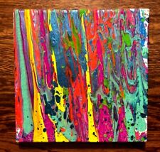 Abstract canvas acrylic for sale  Houston