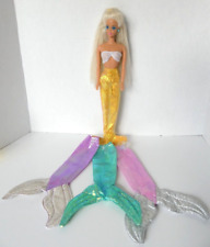 1991 De Colección Sirena Mágica Barbie Arco Iris Brillo Cabello Iridiscente Conjunto + segunda mano  Embacar hacia Mexico