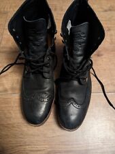 Men boots leather for sale  UK