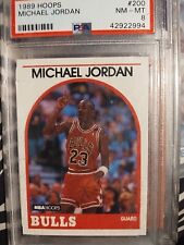 1989 Hoops Michael Jordan Chicago Bulls PSA 8 QUASE PERFEITO-Estado perfeito comprar usado  Enviando para Brazil