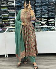 Conjunto de vestido longo vestido longo casamento indiano Salwar Kameez Kurti Pant & Dupatta Anarkali. comprar usado  Enviando para Brazil