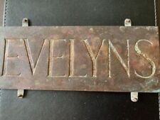Vintage copper name for sale  YORK