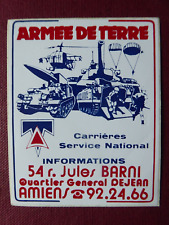 Autocollant armee terre d'occasion  Yport